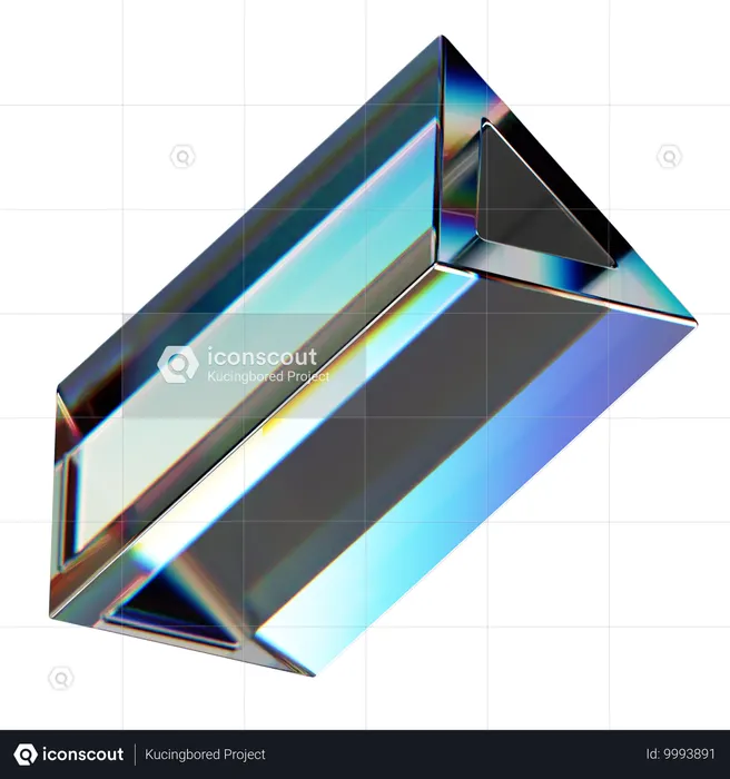 Prism Abstract Shape  3D Icon