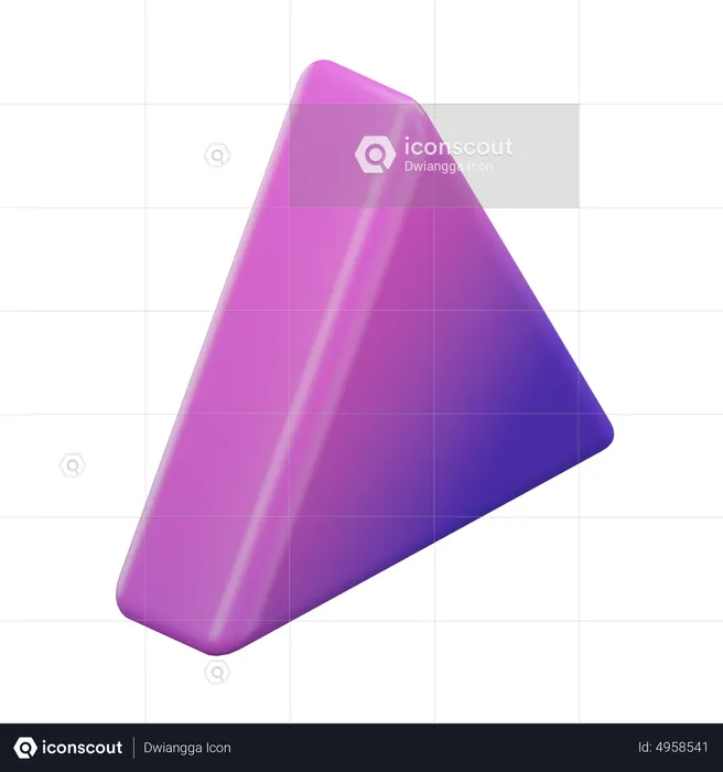 Prism Triangular  3D Icon
