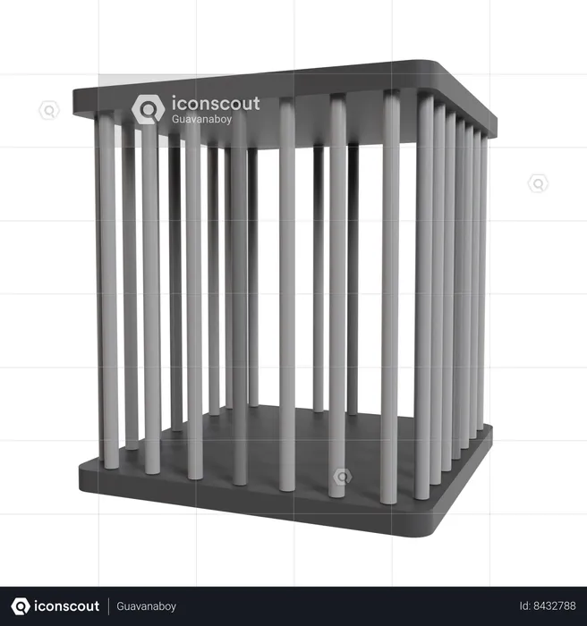 Prison  3D Icon