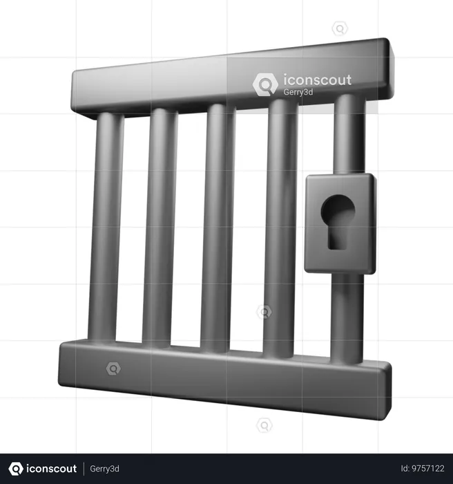 Prison  3D Icon