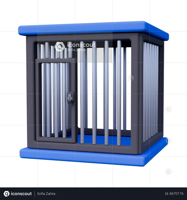 Prison  3D Icon