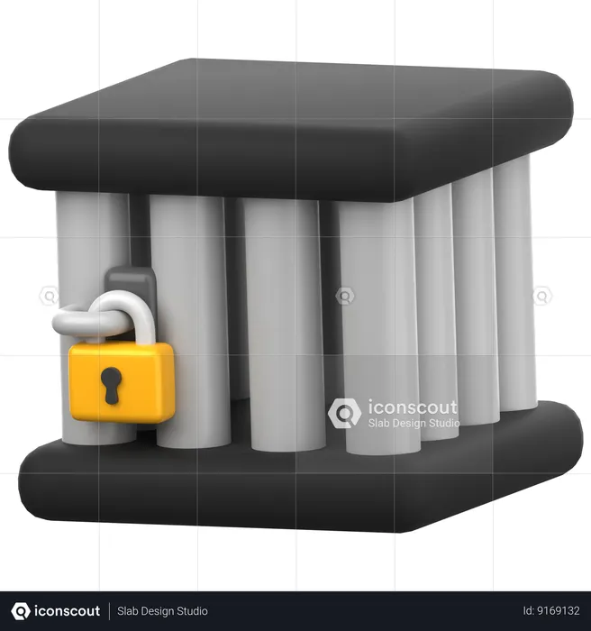 Prison  3D Icon
