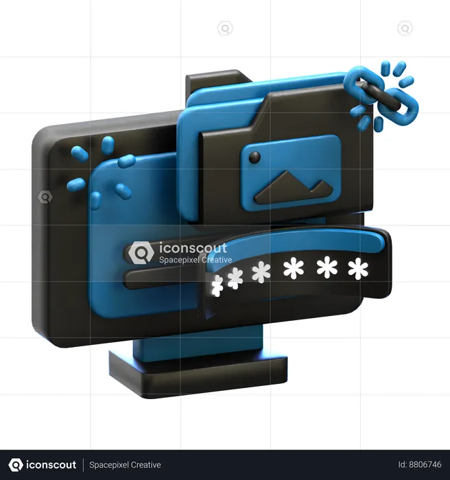 Privacidad  3D Icon