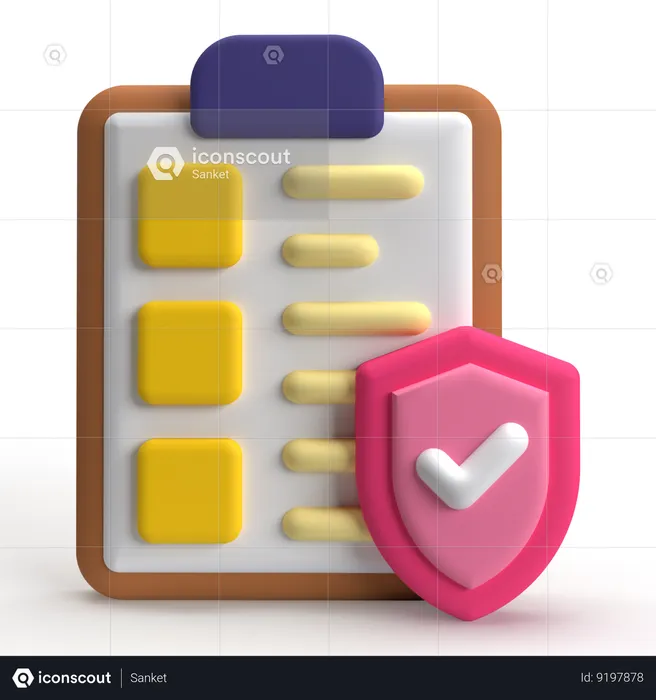 Privacy Policy  3D Icon