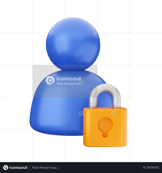 Private Account  3D Icon