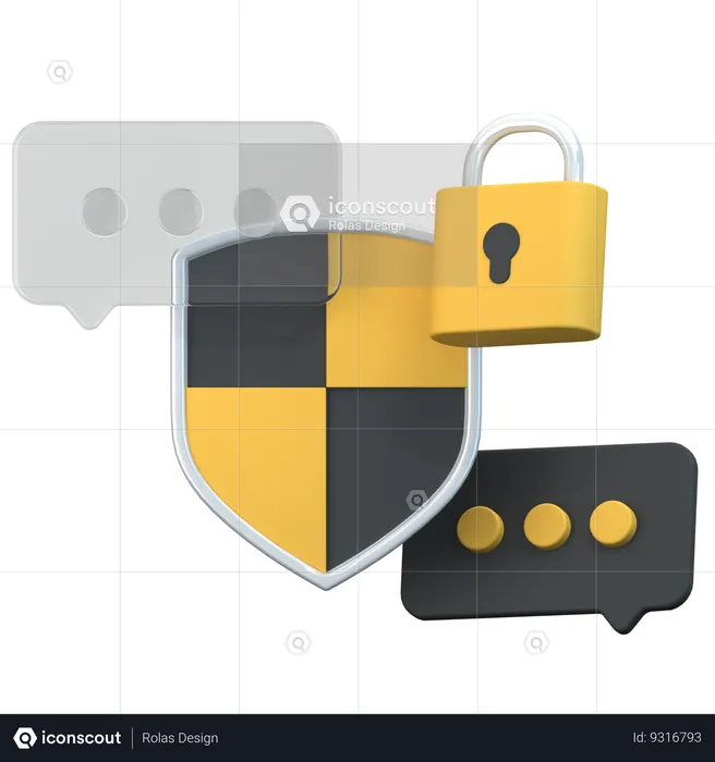 Private Chat  3D Icon