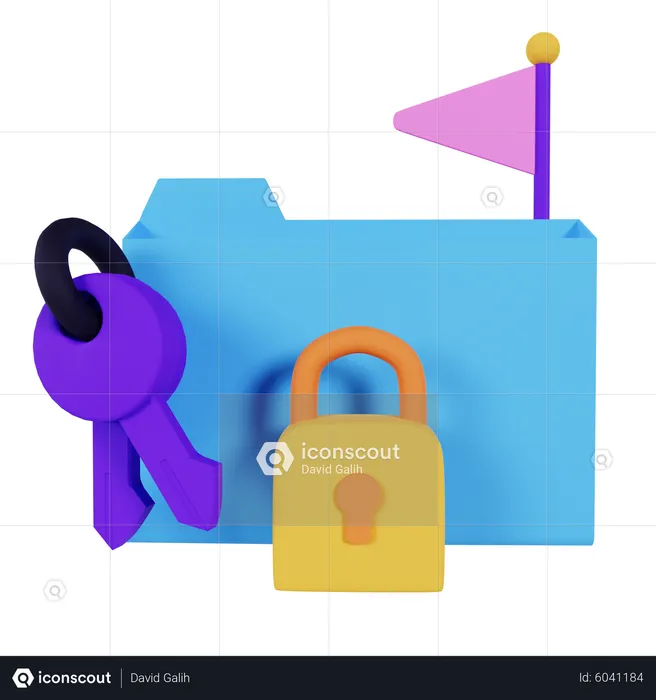 Private Folder  3D Icon