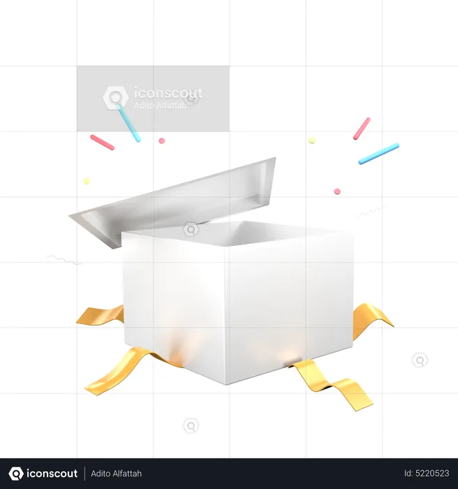 Prize Box  3D Icon