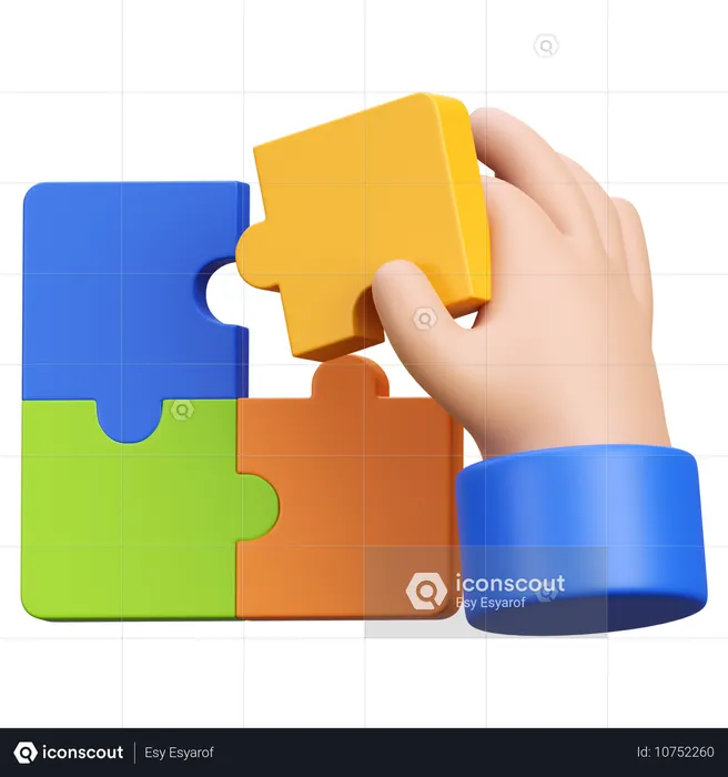 問題解決  3D Icon
