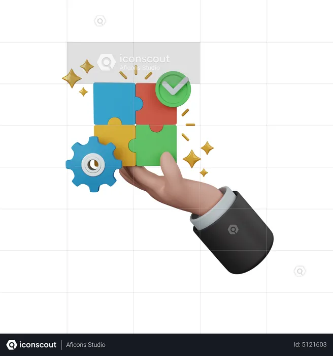 Problem Solving  3D Icon