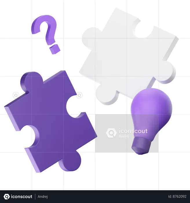 Problem Solving And Critical Thinking  3D Icon