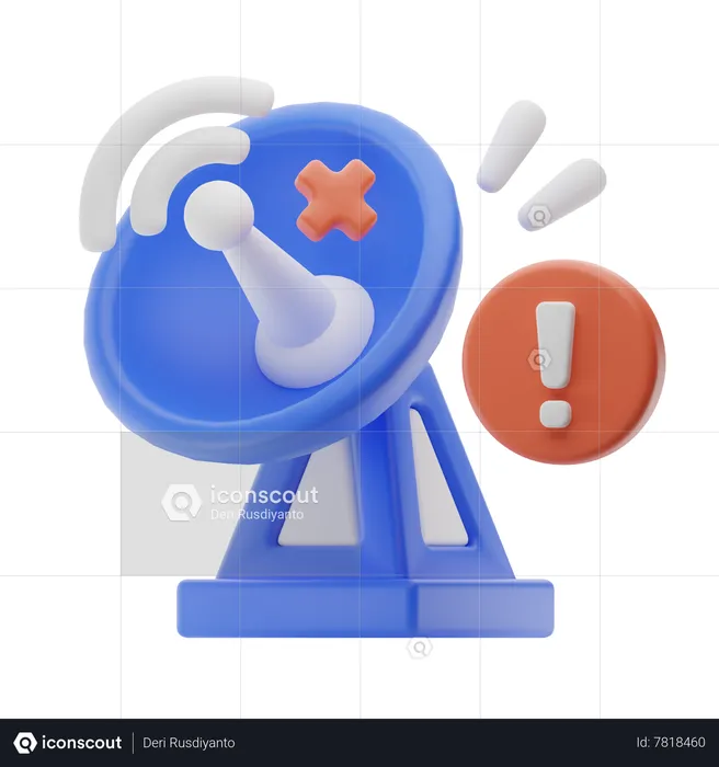 Problema de sinal  3D Icon