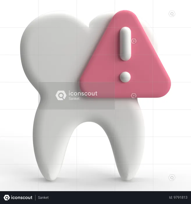 Problème de dent  3D Icon