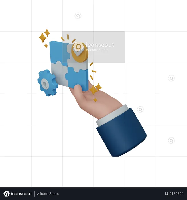 Probleme lösen  3D Icon