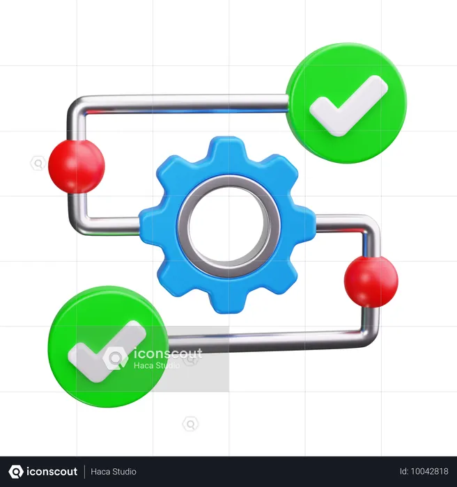 Proceso  3D Icon