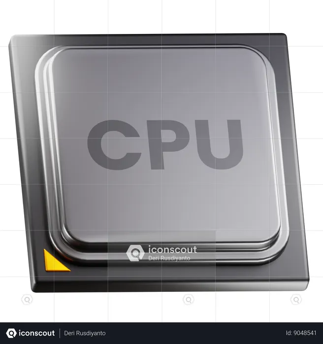 Processor  3D Icon