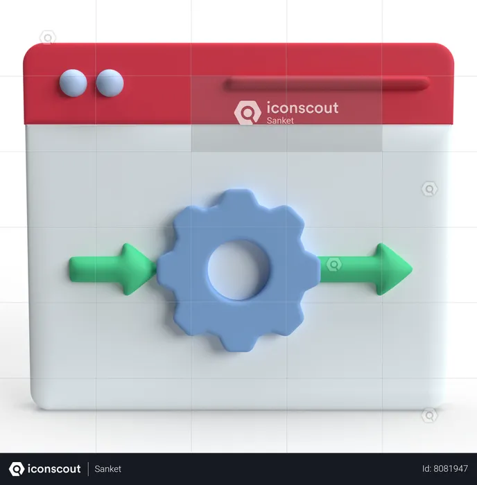 Processus  3D Icon