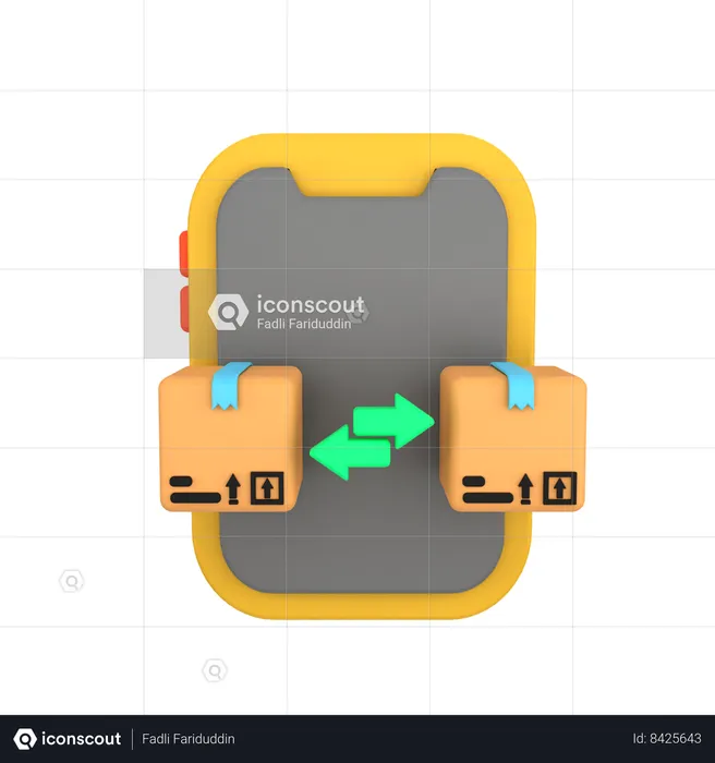 Processus de livraison  3D Icon