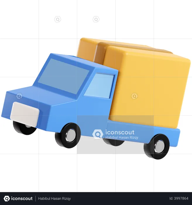 Product Delivery  3D Illustration