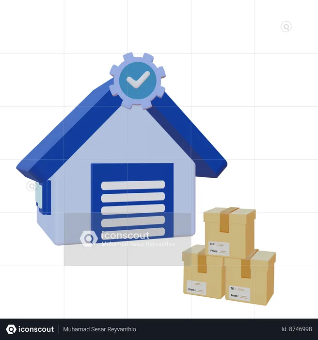 Product Distribution  3D Icon