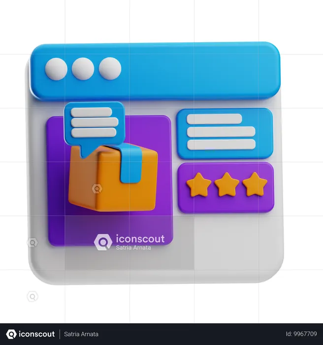 Product Review  3D Icon