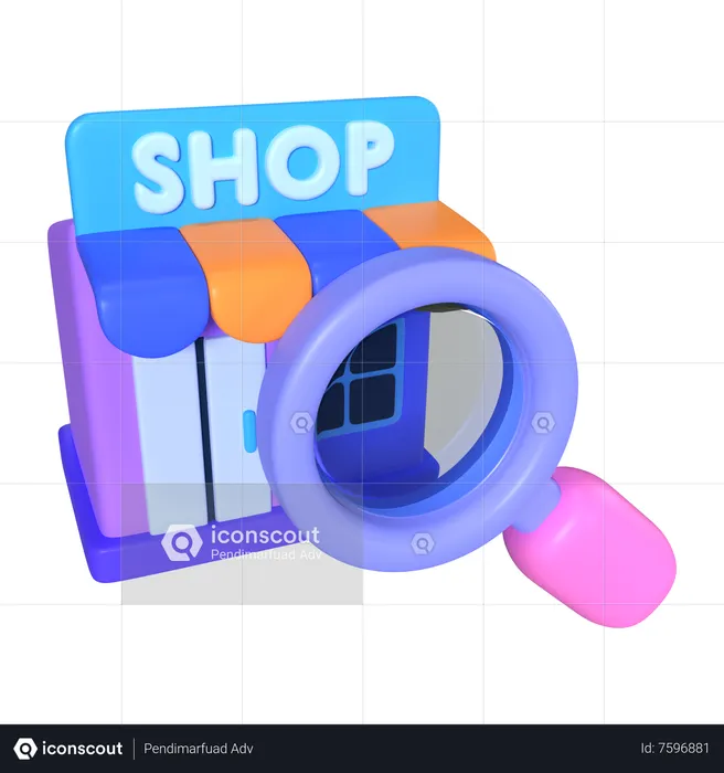 Product Search  3D Icon