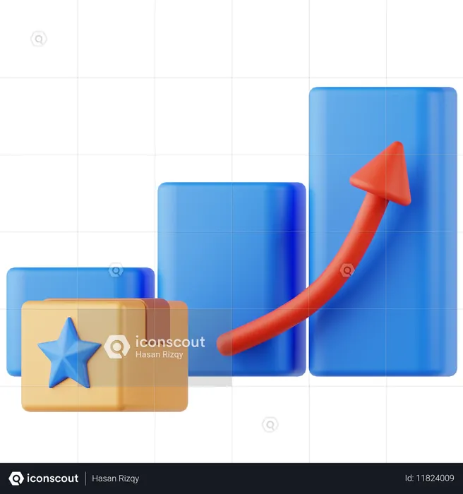 Product Statistics  3D Icon