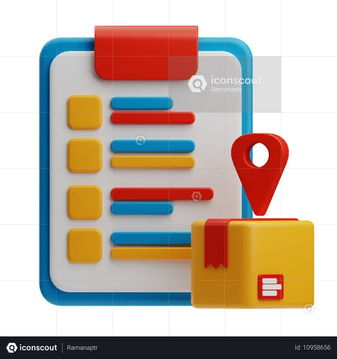 Product Tracking  3D Icon
