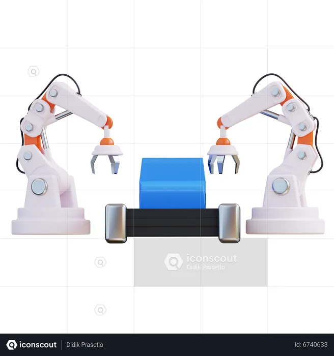 Production Robot  3D Icon