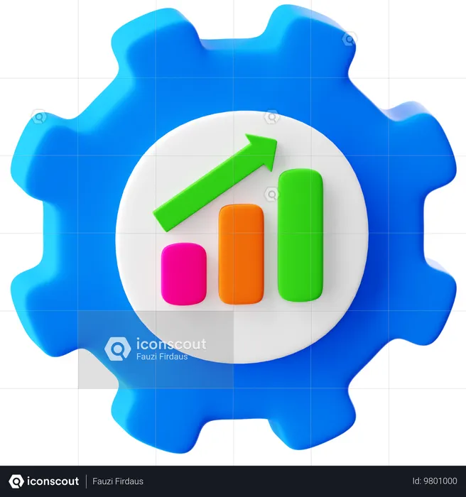 Productive  3D Icon