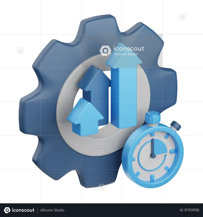 Productivity  3D Icon