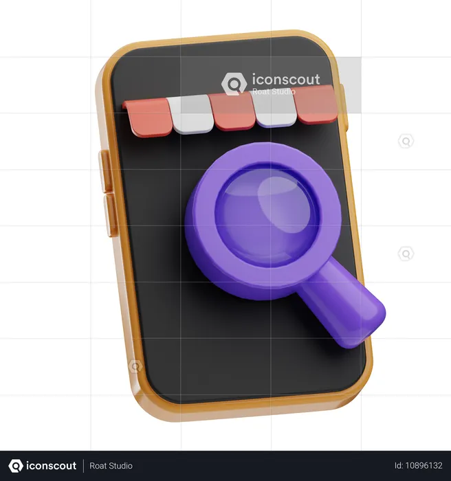 Produkt Suche  3D Icon