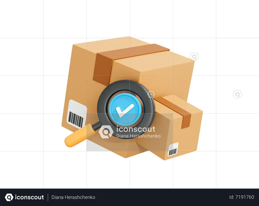 Produkt Suche  3D Icon