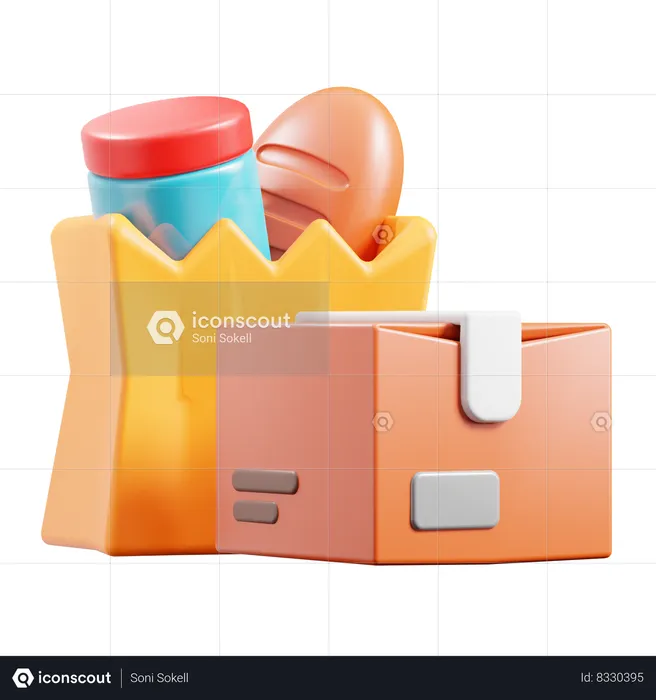 Produtos  3D Icon