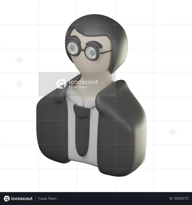 Professeur  3D Icon