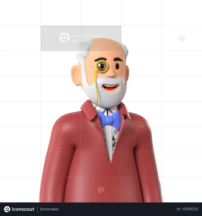 Professor  3D Icon