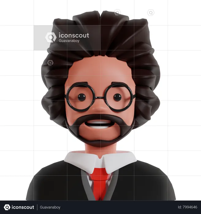 Professor  3D Icon