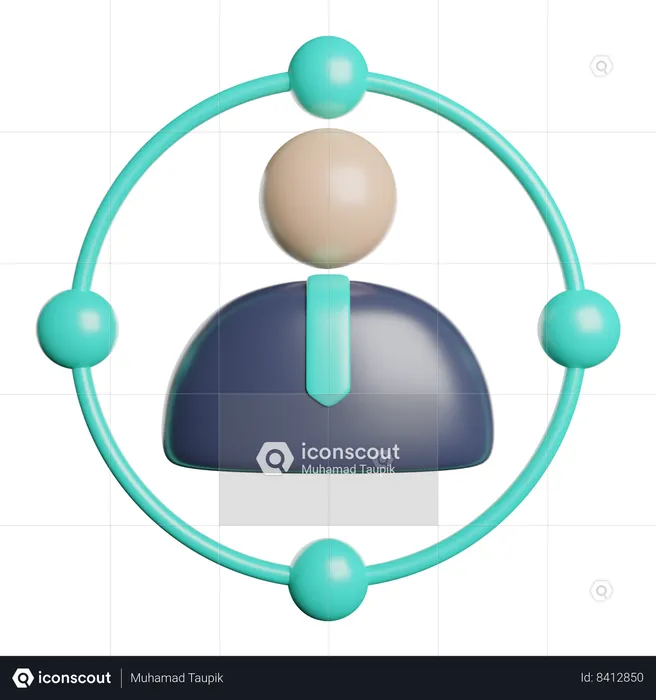 Profil de l'utilisateur  3D Icon