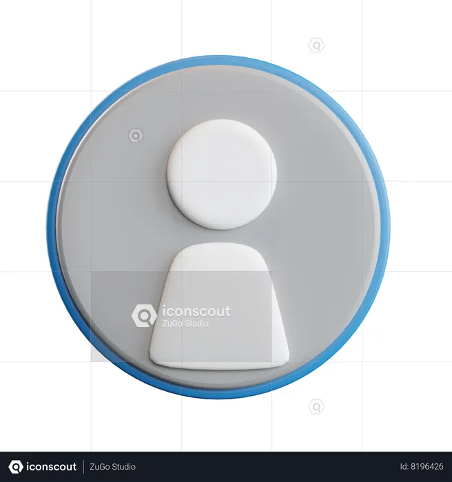 Profile  3D Icon