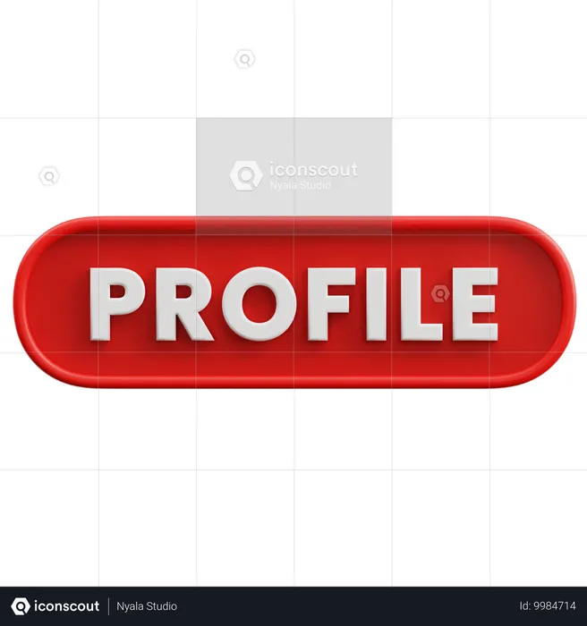 PROFILE  3D Icon