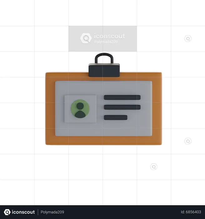 Profile  3D Icon
