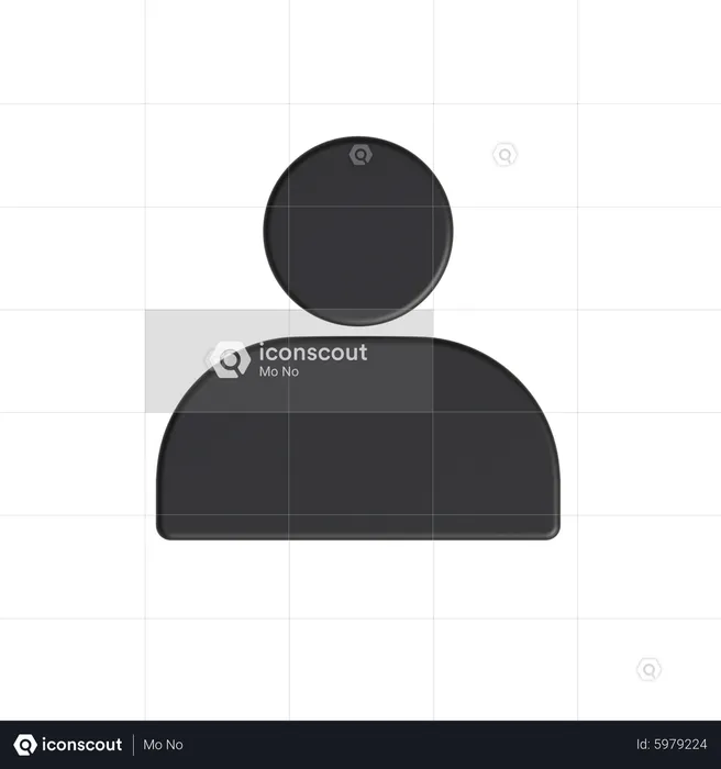 Profile  3D Icon