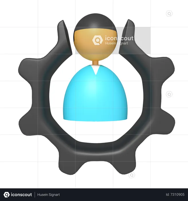 Profile Setting  3D Icon