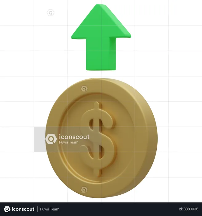 Profit  3D Icon