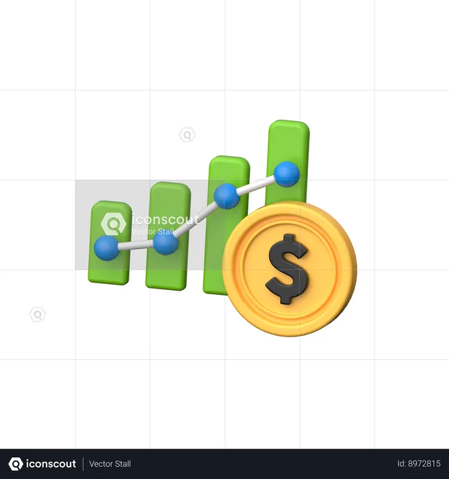 Profit  3D Icon