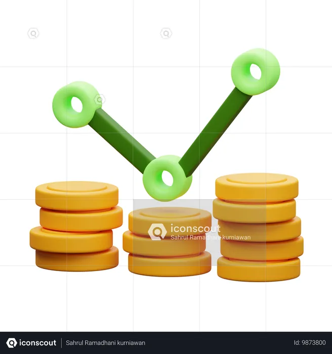 Profit  3D Icon