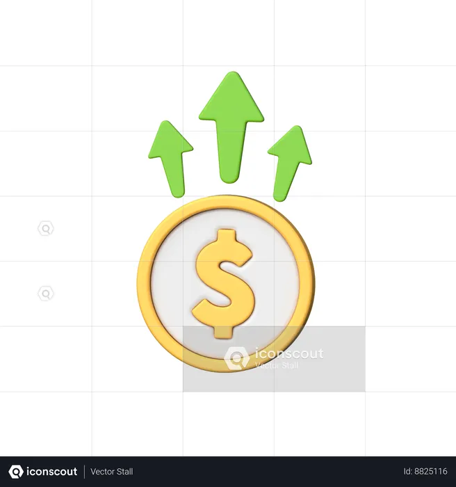 Profit  3D Icon