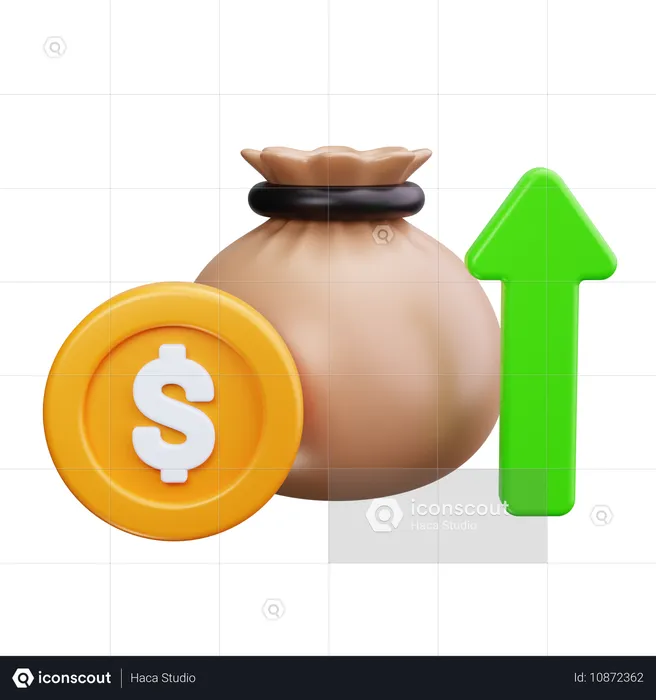 Profit  3D Icon