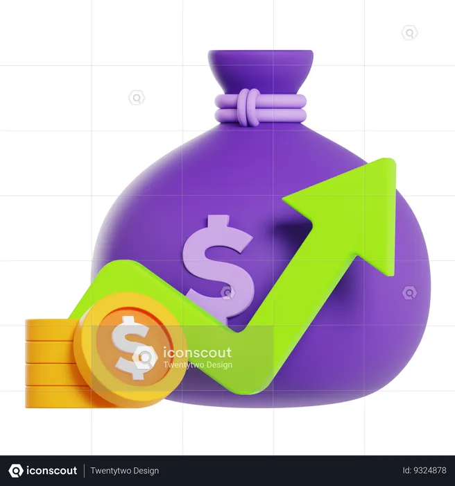 Profit  3D Icon