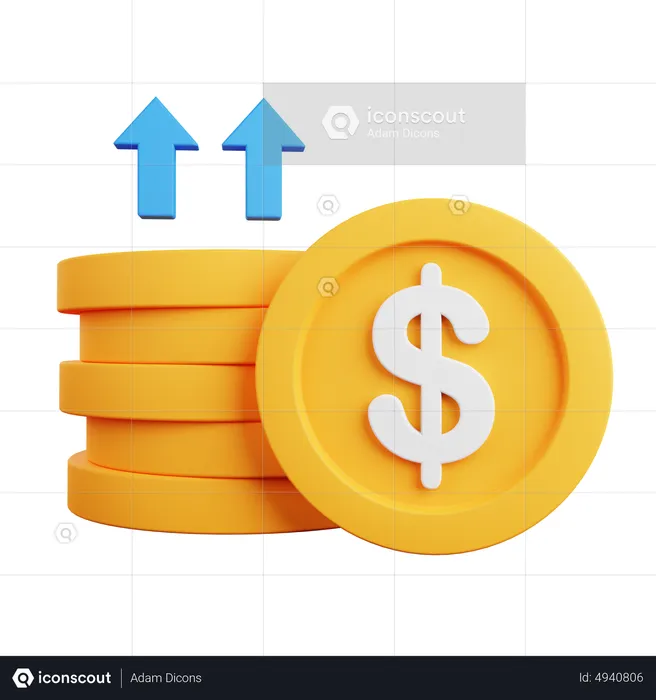 Profit  3D Icon